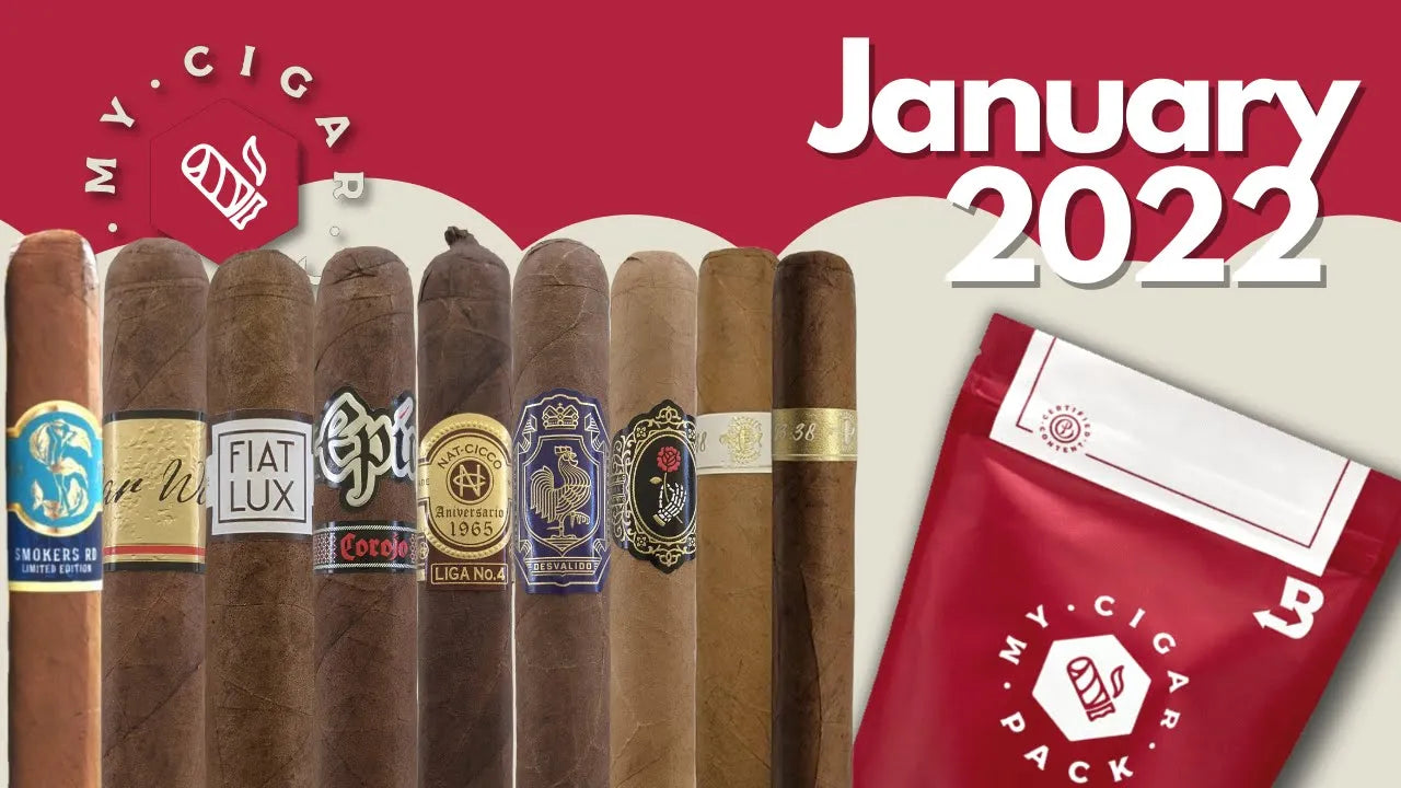 WHAT'S IN MY CIGAR PACK JANUARY 2022 – VIDEO RECAP | MY CIGAR PACK